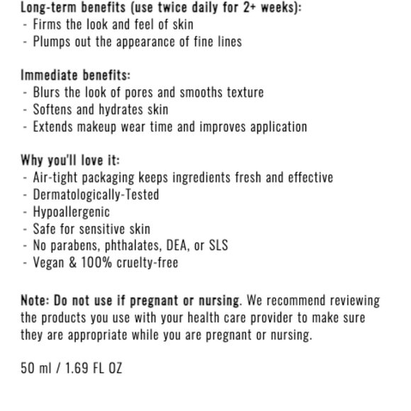 IL MAKIAGE Power Lift Plumping Cream Anti-Aging Collagen-Boost Priming NEW NIB - Picture 3 of 7